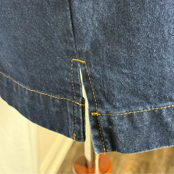 DISSH Felix Denim Shirt Jacket Oversized Short Sleeve Blue Womens Size 4 - Picture 13 of 15